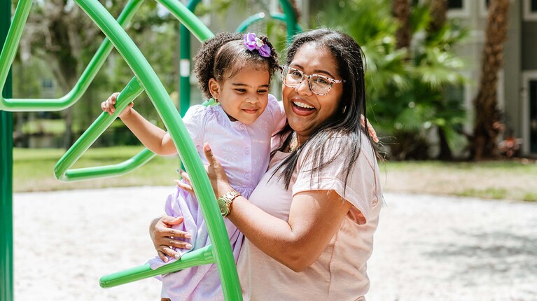 Family Fun on the Playground