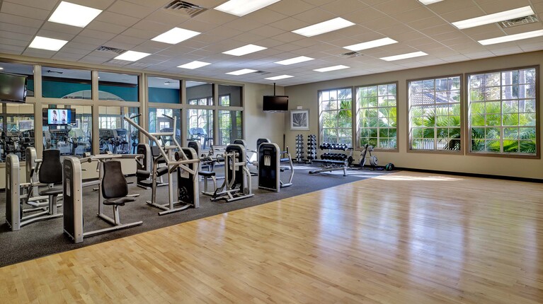 24-Hour Fitness Center with Cardio and Strength Equipment