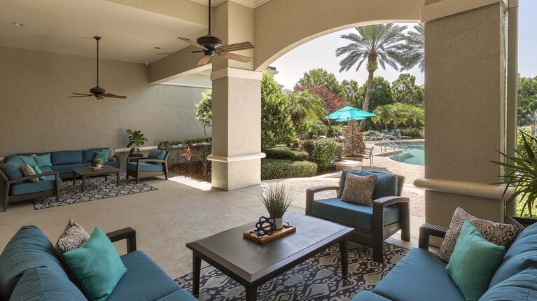 Luxurious Outdoor Lounge Area