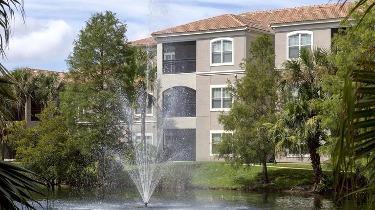Sparkling fountain