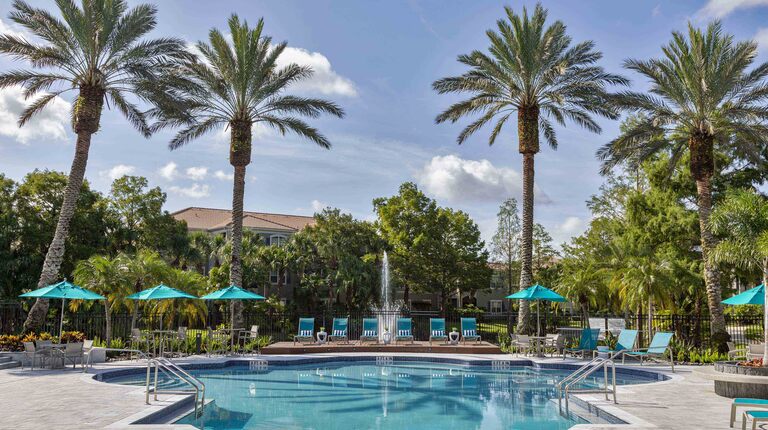 Resort-Inspired Swimming Pool