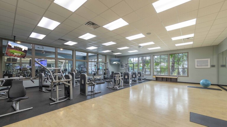 24-Hour Fitness Center with Cardio and Strength Equipment